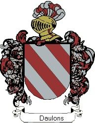 Escudo del apellido Daulons