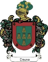 Escudo del apellido Daune