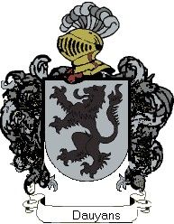 Escudo del apellido Dauyans