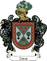 Escudo del apellido Dava