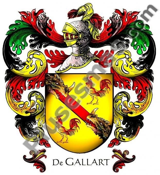 Escudo del apellido De Gallart