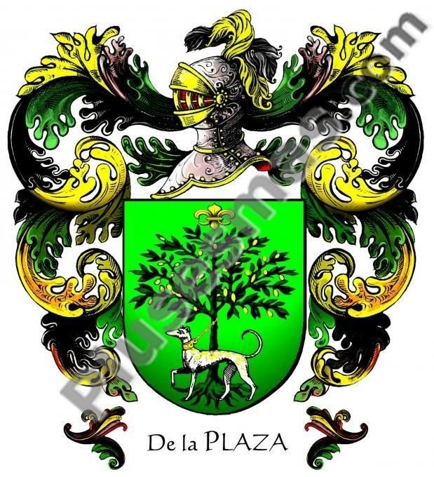Escudo del apellido De la Plaza