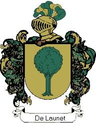 Escudo del apellido De launet