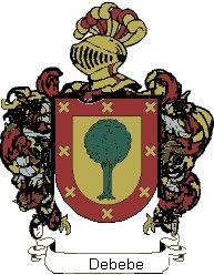 Escudo del apellido Debebe