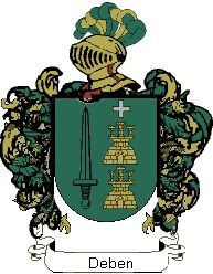 Escudo del apellido Deben