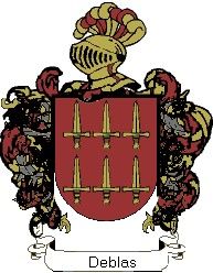 Escudo del apellido Deblas