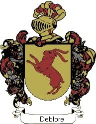 Escudo del apellido Deblore