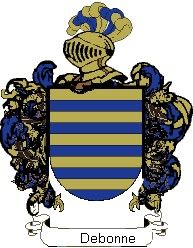 Escudo del apellido Debonne