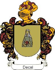 Escudo del apellido Decal