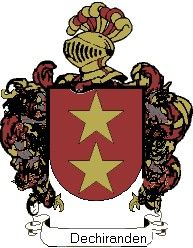 Escudo del apellido Dechiranden