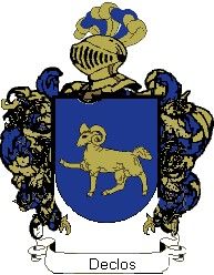 Escudo del apellido Declos