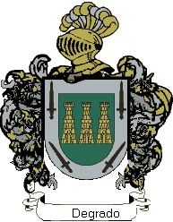 Escudo del apellido Degrado