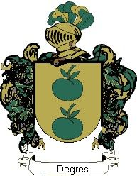 Escudo del apellido Degres