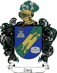 Escudo del apellido Deig