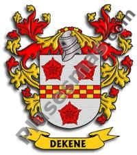 Escudo del apellido Dekene