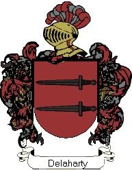 Escudo del apellido Delaharty