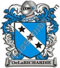 Escudo del apellido Delarichardie