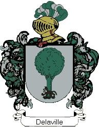 Escudo del apellido Delaville