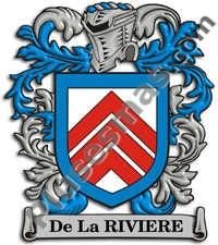 Escudo del apellido Dela_riviere