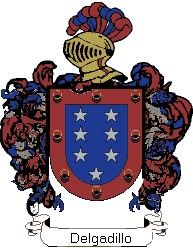 Escudo del apellido Delgadillo