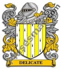 Escudo del apellido Delicate