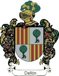 Escudo del apellido Dellón