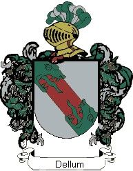 Escudo del apellido Dellum