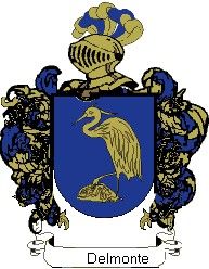 Escudo del apellido Delmonte