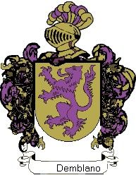 Escudo del apellido Demblano