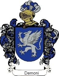 Escudo del apellido Demoni