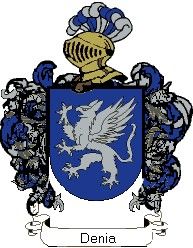 Escudo del apellido Denia