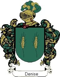 Escudo del apellido Denise