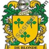 Escudo del apellido De_blonde