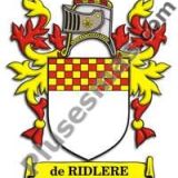 Escudo del apellido De_ridlere