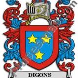 Escudo del apellido Digons