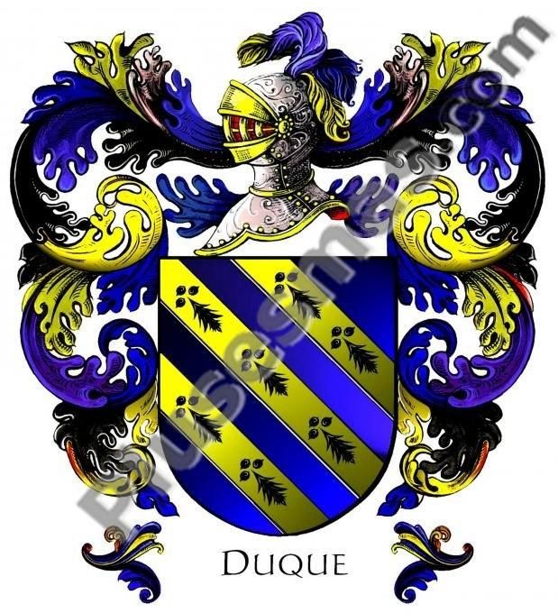 Escudo del apellido Duque