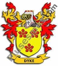 Escudo del apellido Dyke