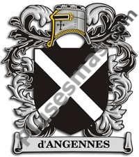 Escudo del apellido D_angennes