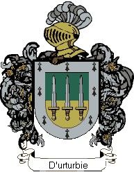 Escudo del apellido D´urturbie