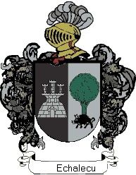 Escudo del apellido Echalecu