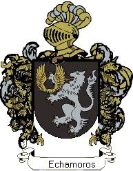 Escudo del apellido Echamoros