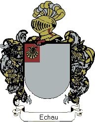 Escudo del apellido Echau