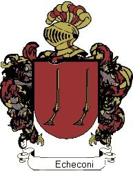 Escudo del apellido Echeconi