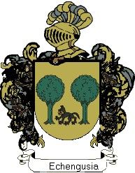 Escudo del apellido Echengusia