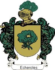 Escudo del apellido Echeroles