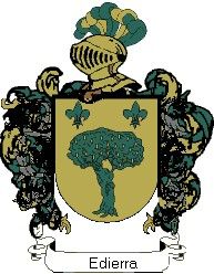 Escudo del apellido Edierra