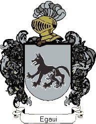 Escudo del apellido Egaui