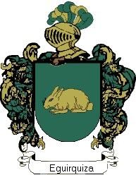 Escudo del apellido Eguirquiza