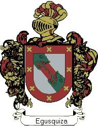 Escudo del apellido Egusquiza