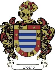 Escudo del apellido Elcano